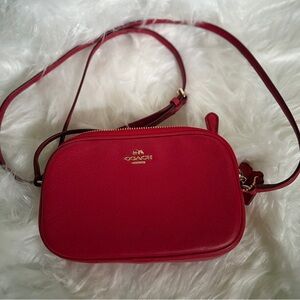 Coach Vibrant Red Crossbody Bag